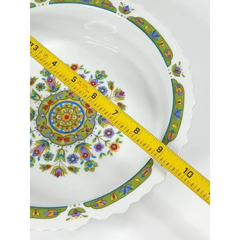 Vintage One World Sango Japan Hellespont‎ 8001 Plates Big Bowl Salad Plate Bowls